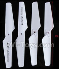 SYMA X5S X5SW X5SC Parts-04 Main blades(4pcs)-White For SYMA X5S X5SC X5SC Quadcopter UFO parts